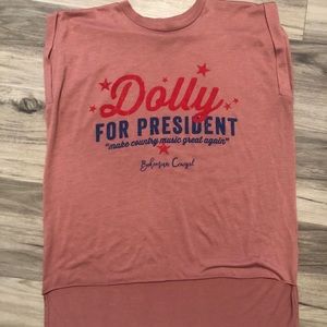 Dolly for president t-shirt